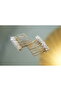2 Pieces Mini Comb Buckle, Gold Comb Buckle, Wedding-Engagement Hair Accessory 4 cm - 2
