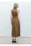 Linen Shirt Dress with Belt - 4