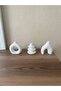 3Lü Minimal Bohem Vazo Set - 4
