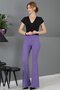 Spanish Flared Trousers-Lilac - 5003100