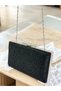 Stoned Strappy Black Color Complete in Two Styles 2026 Fashion Stoned Women's Evening Dress C Bag Wedding Engagement Graduation - 6