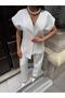Single Button Vest Trousers - Double Blazer Set