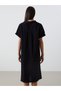 Lcwaikiki Classic Shirt Collar Oversize Muslin Women's Dress - 4