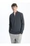 LCW Vision Stand Collar Long Sleeve Men's Knitwear Sweater