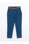 Trendlucky Mom Fit Women's Jean Pants with Belt and Difference in Waist - 5