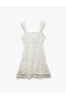 ecru Mini Dress - 4