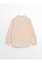 Lcw Kids Ecru Gabardine Striped Boy's Shirt - 3