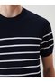 Zero Roba Collar Short Sleeve Striped Men's Knitwear Sweater from Uzg Store for Style Enthusiasts - 4