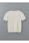 Lcw Vision Beige Crew Neck Short Sleeve Men's Knitwear Sweater - 6