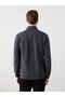 High Collar Long Sleeve Men's Zipper Sweatshirt - 4