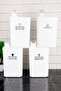 4-Piece Self-Scale Detergent Storage Container Colors Whites Blacks Softener Detergent Dispenser Set - 4