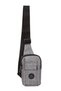 Newish Unisex Gray Linen Cross Strap Shoulder and Waist Bag with Phone Compartment, Daily Sports and Travel - 4