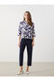 LCWAIKIKI Classic Wasted Collar Floral Women's Blouse - 2