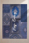 Nova Art Navy Blue Minimal Carpet Theme Keep Going Ethnic Woven Base Decorative Living Room Carpet 203