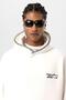 Oversize Sweatshirt with Detailed Doors Ecru Color - 5