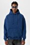 Basic washable Oversized sweatshirt indigo - 8