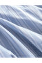 Melicia Double Cotton Striped Satin Duvet Cover Set - Blue - 7