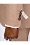Italian Style Jacket Vest Pants Suit Camel T12820 - 6