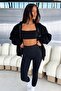 Thatsofetch Minimal 100% Cotton Cardigan - Black Oversize Winter Hoodie with Fleece Inside Zipper - 6
