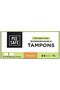 Organic Cotton Tampons - Biodegradable, Regular Absorbency (Pack of 16)