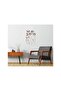 Decoration Wall (Sticker) Gray Flowers with Transparent Film Pvc 48X33X0,5Cm