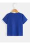 Animals Cotton Children's T-Shirt - Cobalt Blue Printed Girls Boys' Summer Crew Neck T-Shirt - 2