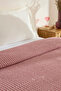 Mady 100% Cotton Waffle Double Single Pique Pink - 8