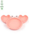 مجموعة تغذية سيليكون على شكل سرطان البحر، طبق طعام وملحقاتها - 2