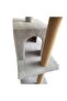 Pet Y01 Luxury Cat Scratching Playhouse with Swing and Slot, Gray - 5