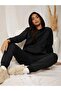 Basic Plain Tracksuit Set Sweatshirt Jogger - 3
