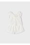 Girl's Shorts Suit with Yak and Sleeve Ruffles - 3