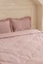 Tyra 100% Cotton Double Bedspread Powder - 5