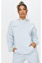 Established Tracksuit Set Sweatshirt Jogger - Gray Printed Oversize Hooded Elastic Leg