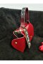 Mini Red Patent Leather Handbag - 3