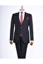 Slim Fit Jacket Pants Suit Black T13567 - 3