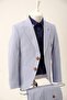 Seersucker Boy's Slim Fit Suit - 4