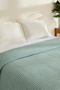 Mady 100% Cotton Waffle Double Single Pique Blue - 3