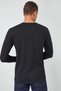 Men's Long Sleeve New York Printed Printed T-Shirt Spr25Ts37 - 2