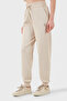 Relaxed Fit Elastic Waist Ribbed Leg Trousers Pants Xw 000319   Af12217 U109 - 5