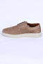 6719 Nubuck Front Patterned Comfortable Sole Lace-up Beige Casual Men's Shoes - 3