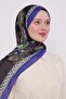 Purple Ethnic Pattern Sport Shawl - 2