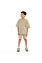 Senior Boys' Jacquard Set – Striped Textured Set with Pocket detail- Olive - 5