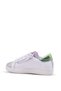 Diamond Girl's Genuine Leather White Casual Shoes with Sequin Detail - 4