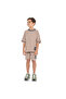 Boys' Light Brown 2-Piece Jacquard Set with Pockets - 4