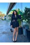 Women's Belt Detailed Jacket - “Blazer That Perfectly Wraps the Body Shape” - 2