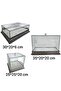 Ayzhome Request Promise Engagement Chocolate Dowry Box 20*30 Wooden Embroidered Glass Box Silver - 6