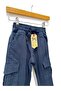 Children's Cargo Navy Blue Pants - 3