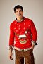 Standard Fit Christmas Themed Crew Neck Knitwear Sweater Y1882Az23Wn - 3