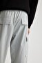 Parachute Pants Elastic Waist with Cargo Pockets A9041Ax23Au - 5