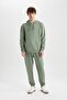 Regular Fit Sweatpants with Pockets and Elasticated Cuffs B0485Ax23Au - 2